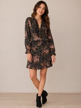 zadig and voltaire gold mini dress Zadig & Voltaire | Rayonna Pleated Satin Dress | L